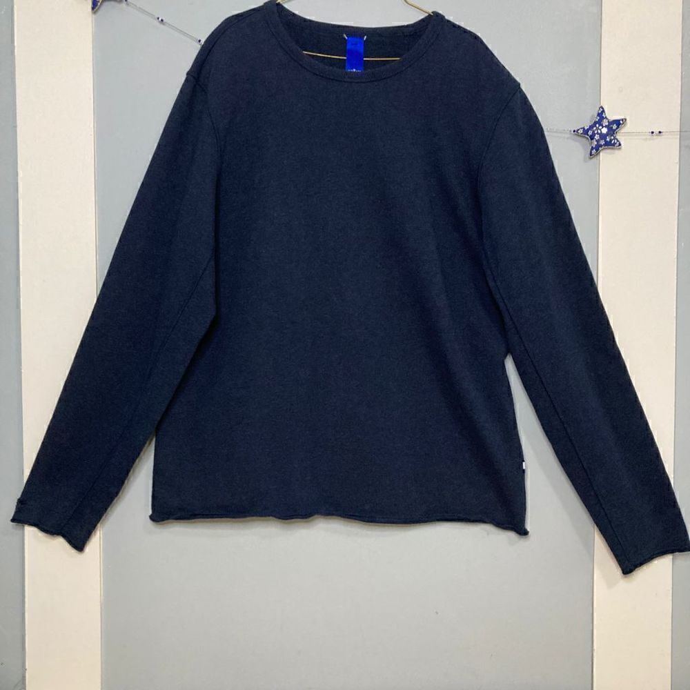 Kit + Ace, Crewneck Pullover Lightweight Sweatshirt Navy Blue, Adult XL Basics